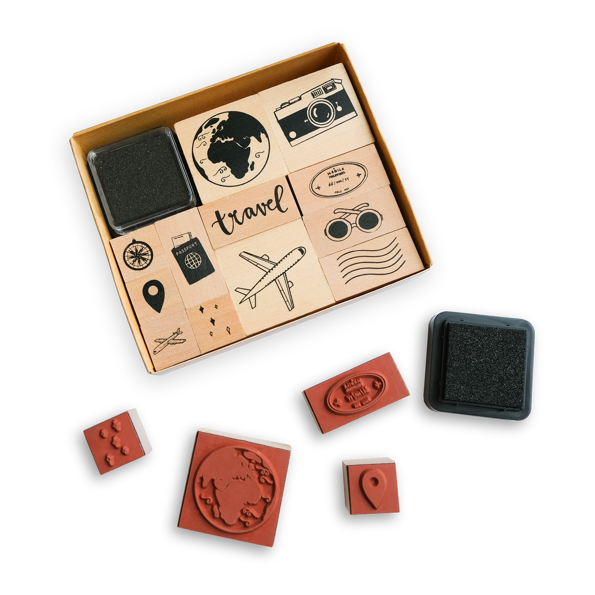 Wooden Stamp Set