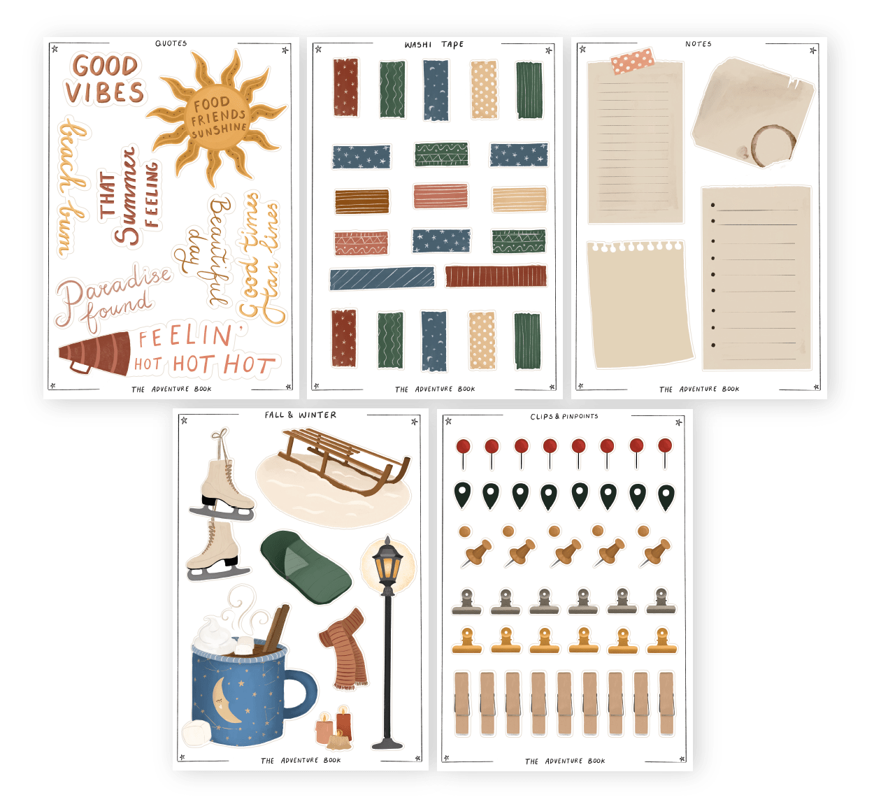 Printable Stationery Set (Digital Download) - The Adventure Book