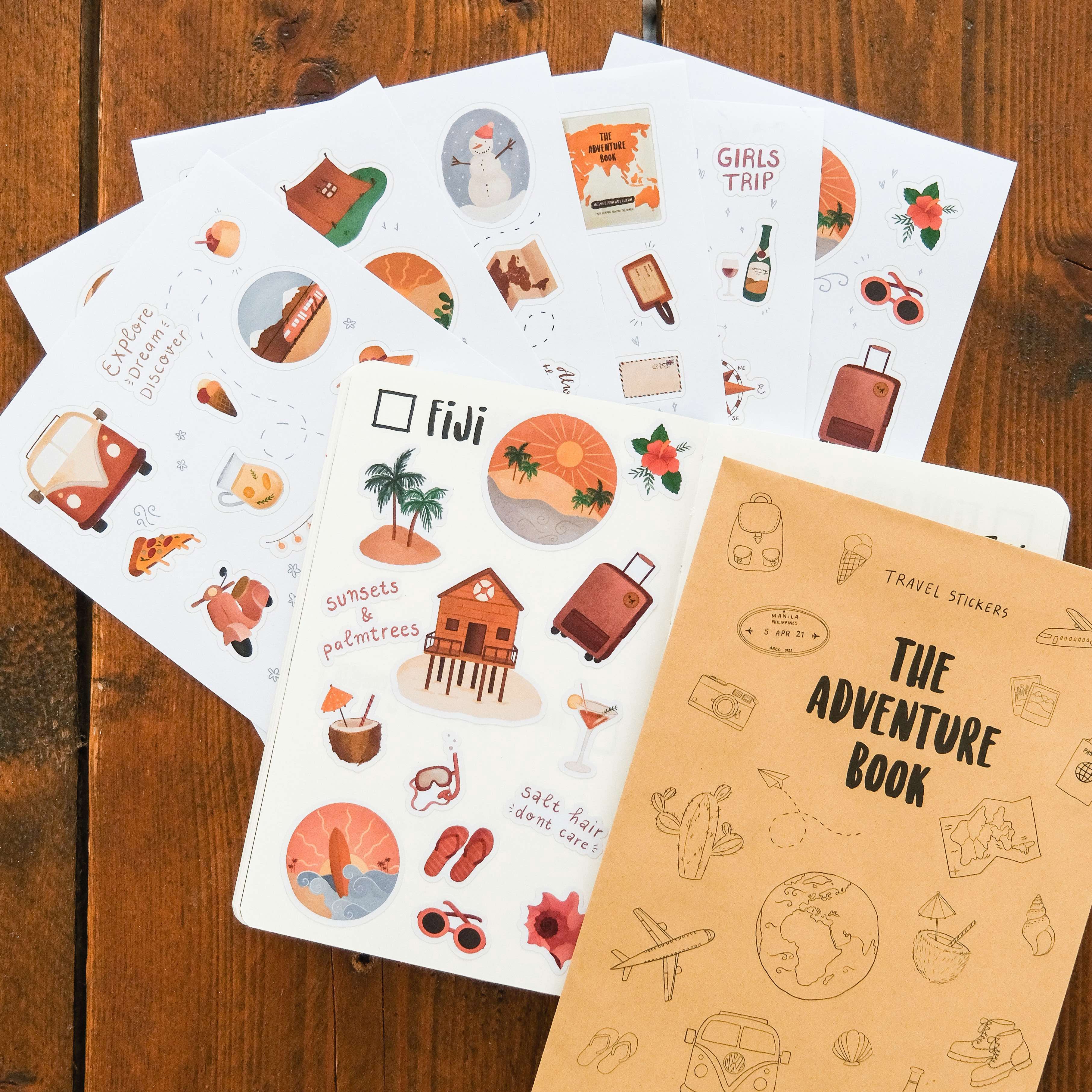 Travel Sticker Set - The Adventure Book