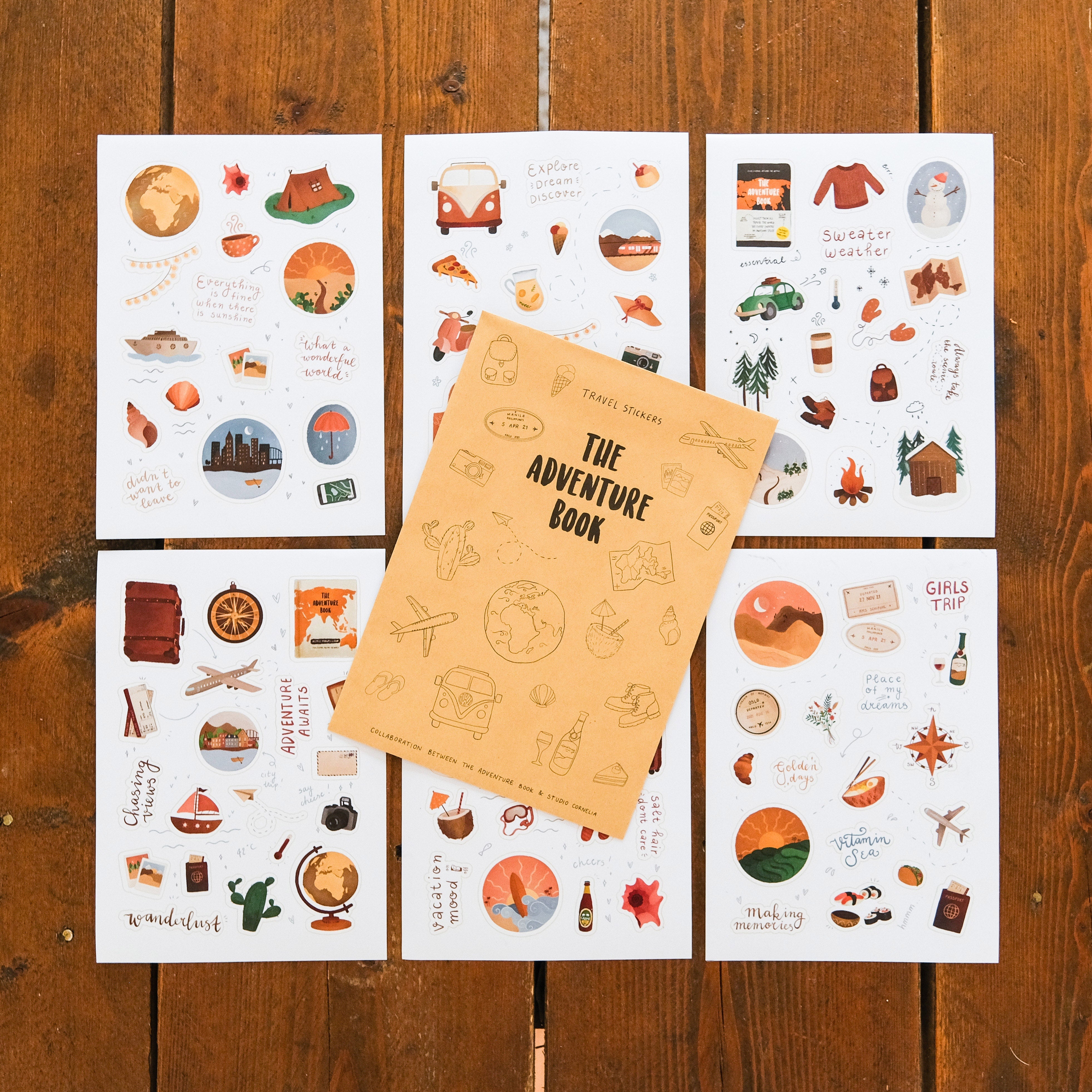 Travel Sticker Set - The Adventure Book